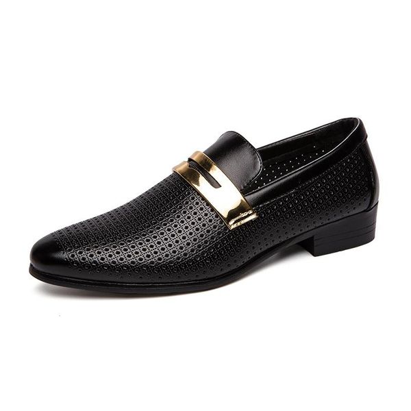 dress shoes men leather man business classic style flats white blackbreathable hollow pointed toe summer men's loafers, Black
dress shoes men leather man business classic style flats white blackbreathable hollow pointed toe summer men's loafers, Black
