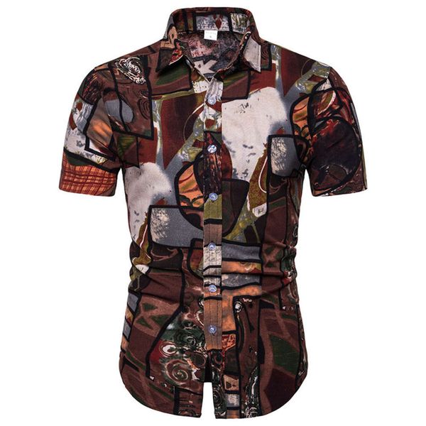 men's casual shirts shirtsummer floral shirt men's short sleeve tc40 zn7w, White;black
men's casual shirts shirtsummer floral shirt men's short sleeve tc40 zn7w, White;black