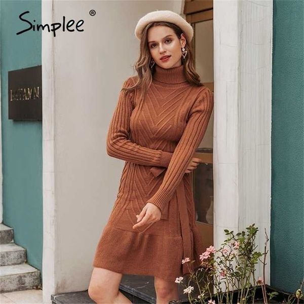 casual turtleneck women knitted dress autumn winter long sleeve lace up elegant style female sweater 211109, Black;gray
casual turtleneck women knitted dress autumn winter long sleeve lace up elegant style female sweater 211109, Black;gray