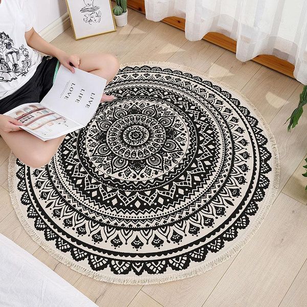cotton linen tassel home women carpets welcome foot pad geometric print bedroom study room floor round rugs prayer mattress
cotton linen tassel home women carpets welcome foot pad geometric print bedroom study room floor round rugs prayer mattress