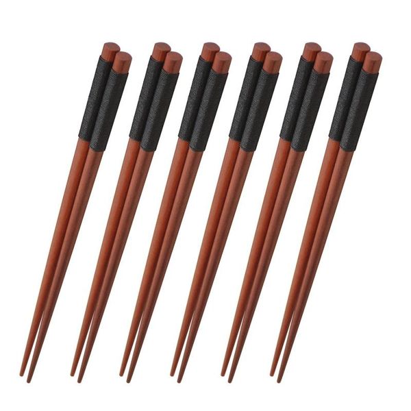 chopsticks 6 pairs wood chopsticks,reusable dishwasher safe,non-slip with thread
chopsticks 6 pairs wood chopsticks,reusable dishwasher safe,non-slip with thread
