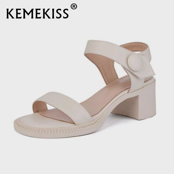 sandals kemekiss size 33-41 women high heel real leather round toe summer shoes fashion office ladies footwear, Black
sandals kemekiss size 33-41 women high heel real leather round toe summer shoes fashion office ladies footwear, Black