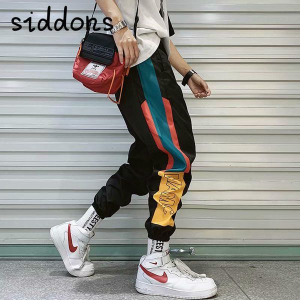 hip hop streetwear men's splice joggers pants fashion men casual cargo pant trousers high street elastic waist harem, Black
hip hop streetwear men's splice joggers pants fashion men casual cargo pant trousers high street elastic waist harem, Black