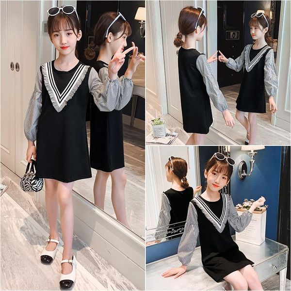 girl's dresses babicolor autumn winter girls dress cute long sleeve gray black bow sweet baby vestidos 1-7y, Red;yellow 
girl's dresses babicolor autumn winter girls dress cute long sleeve gray black bow sweet baby vestidos 1-7y, Red;yellow