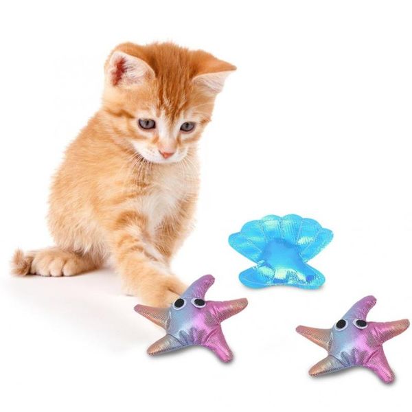 cat toys 4pcs pet cloth toy cute starfish seashell shape grinding training interactive for supplies
cat toys 4pcs pet cloth toy cute starfish seashell shape grinding training interactive for supplies