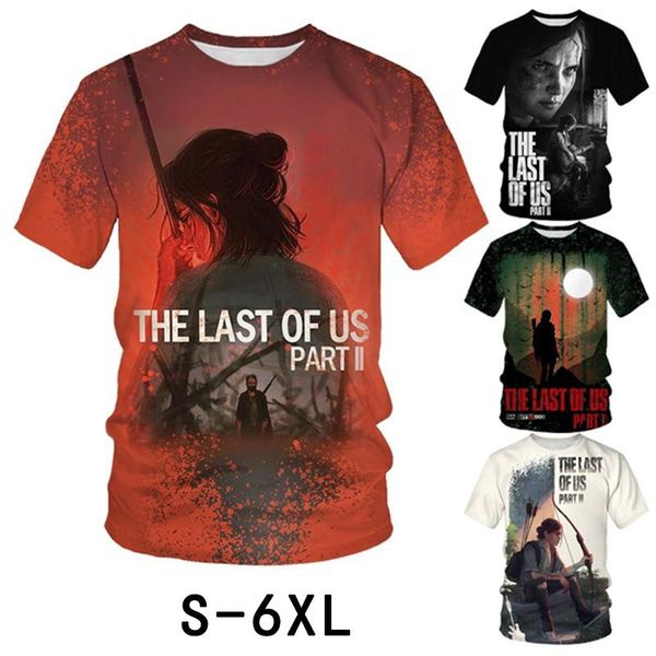 men's t-shirts the last of us part ii summer 3d print t shirt men and women fashion casual short sleeve hip hop harajuku t-shirt camise, White;black
men's t-shirts the last of us part ii summer 3d print t shirt men and women fashion casual short sleeve hip hop harajuku t-shirt camise, White;black