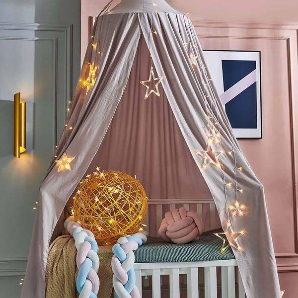 crib netting ins solid baby bed canopy mosquito net cotton hung dome tent for kids room decor
crib netting ins solid baby bed canopy mosquito net cotton hung dome tent for kids room decor