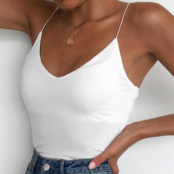 women's tanks & camis ladies solid color summer strapless sleeveless v neck casual strap, White
women's tanks & camis ladies solid color summer strapless sleeveless v neck casual strap, White