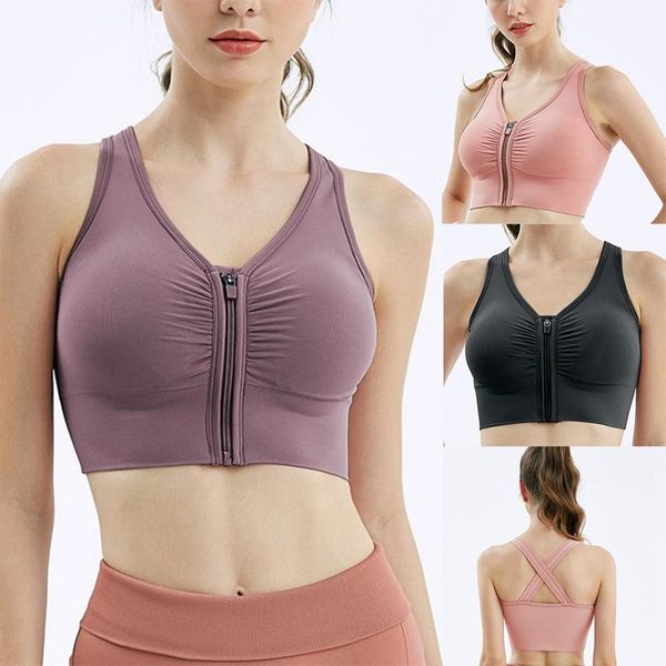 front zipper sports bra women underwear push up yoga crop bras solid athletic vest gym fitness sportswear outfit
front zipper sports bra women underwear push up yoga crop bras solid athletic vest gym fitness sportswear outfit