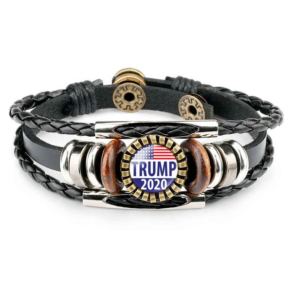 chinese style products jewelry accessories 2021 us election trump cheer product women's cowhide bracelet
chinese style products jewelry accessories 2021 us election trump cheer product women's cowhide bracelet