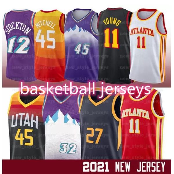 young 11 trae ncaa basketball jerseys donovan 45 mitchell gobert 27 rudy 12 john malone stockton 32 karl awsf, Black;red
young 11 trae ncaa basketball jerseys donovan 45 mitchell gobert 27 rudy 12 john malone stockton 32 karl awsf, Black;red
