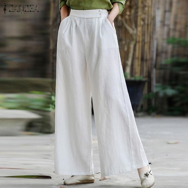 women's pants & capris elegant solid wide leg spring trousers zanzea casual baggy long pantalon palazzo female button turnip, Black;white
women's pants & capris elegant solid wide leg spring trousers zanzea casual baggy long pantalon palazzo female button turnip, Black;white