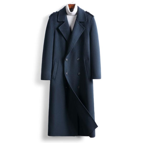 men's wool & blends 2021 long autumn 50% woolen clothes men spring fashion businessmen quality jacket overcoat, Black
men's wool & blends 2021 long autumn 50% woolen clothes men spring fashion businessmen quality jacket overcoat, Black