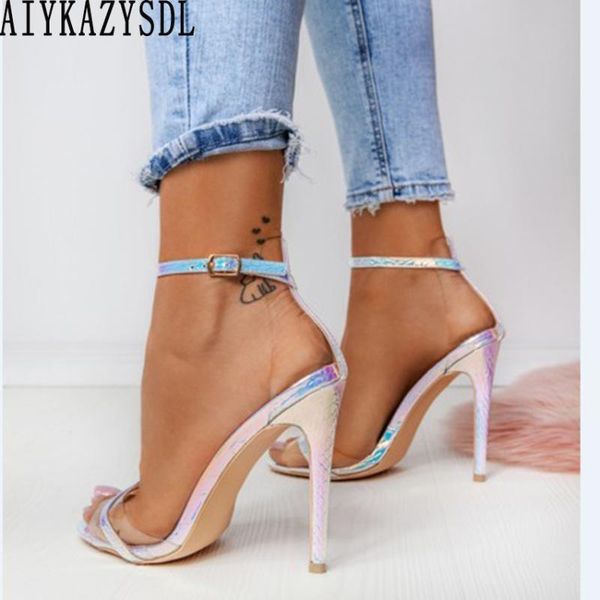 women gladiator silver sandals clear transparent peep toe high heel wedding shoes ankle strap stilettos plus size, Black
women gladiator silver sandals clear transparent peep toe high heel wedding shoes ankle strap stilettos plus size, Black