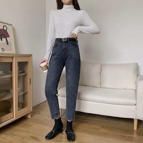 original design straight jeans women high waist elastic simple winter pants casual washed fashion ankle length trousers women's, Blue
original design straight jeans women high waist elastic simple winter pants casual washed fashion ankle length trousers women's, Blue