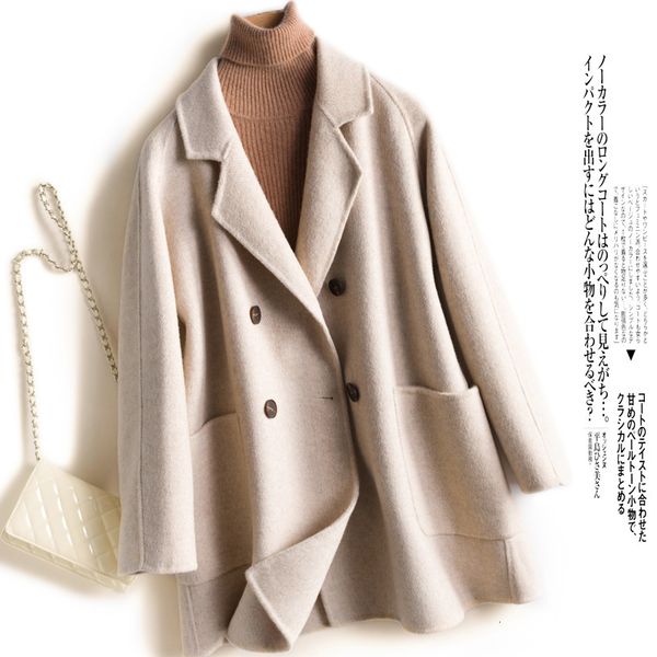 women's wool & blends ladies 100% merino the fashion autumn winter long sleeve thick warm mid-long jacket coats women overcoat 3x6d, Black
women's wool & blends ladies 100% merino the fashion autumn winter long sleeve thick warm mid-long jacket coats women overcoat 3x6d, Black