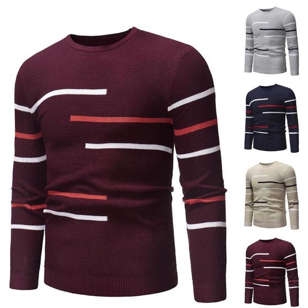 men's sweaters mens winter warm striped sweater cable knit slim fit thick jumper, White;black
men's sweaters mens winter warm striped sweater cable knit slim fit thick jumper, White;black