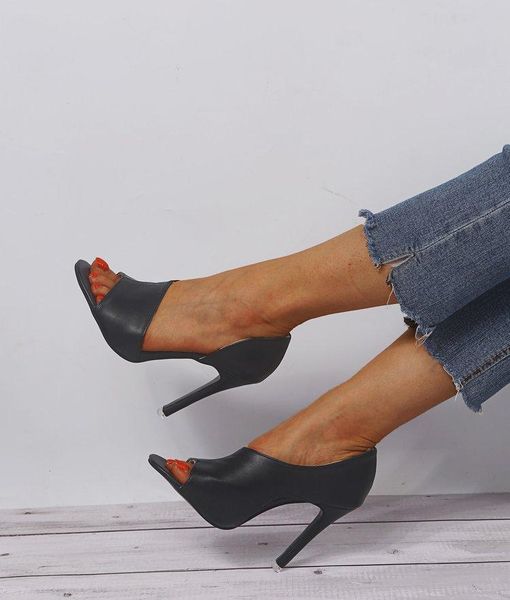 ladies summer sandals fashion solid color casual open toe super high heel fish head pumps rome peep heels gladiator dress shoes, Black
ladies summer sandals fashion solid color casual open toe super high heel fish head pumps rome peep heels gladiator dress shoes, Black