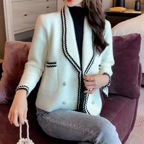 women's jackets autumn and winter jacket women elegant small fragrance imitation mink temperament versatile slim large lapel cardigan c, Black;brown
women's jackets autumn and winter jacket women elegant small fragrance imitation mink temperament versatile slim large lapel cardigan c, Black;brown