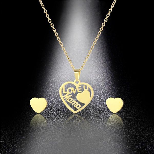 stainless steel lucky love heart english letters u mama pendant chain girl necklace jewelry wedding woman mother gift necklaces, Silver
stainless steel lucky love heart english letters u mama pendant chain girl necklace jewelry wedding woman mother gift necklaces, Silver