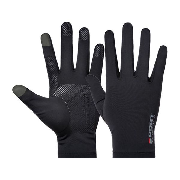cycling gloves anti-slip bicycle driving thin uv protection touch panel compatible good texture, Black
cycling gloves anti-slip bicycle driving thin uv protection touch panel compatible good texture, Black