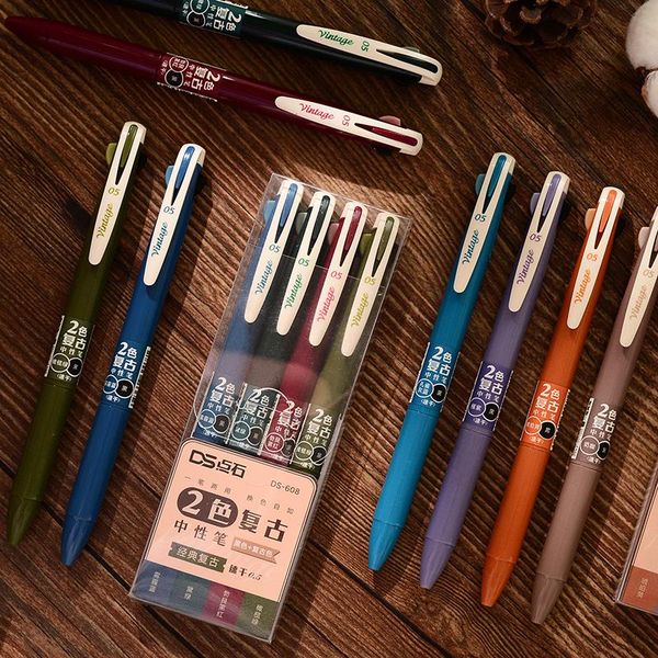 gel pens 4pcs retro morandi set 2 refills in 1 multi function writing drawing marker liner school student teacher supplies e6752
gel pens 4pcs retro morandi set 2 refills in 1 multi function writing drawing marker liner school student teacher supplies e6752