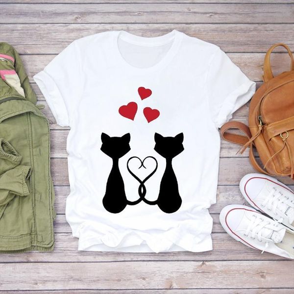 men printing cartoon cat t shirt love couple animal style 90s ladies print lady shirts mens graphic female tee, White;black
men printing cartoon cat t shirt love couple animal style 90s ladies print lady shirts mens graphic female tee, White;black