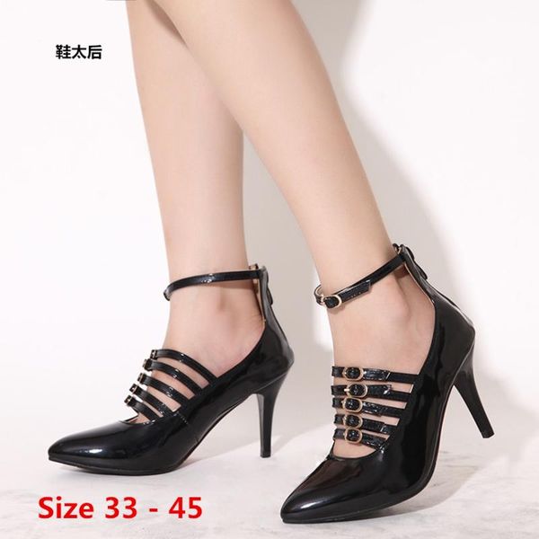 dress shoes stiletto classic high heels women's heel ladies pumps woman small big size 33 - 45, Black
dress shoes stiletto classic high heels women's heel ladies pumps woman small big size 33 - 45, Black
