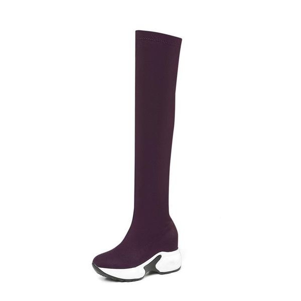 boots qplyxco2021 est over the knee women flock round toe autumn winter stretch fashion wedges platform shoes woman, Black
boots qplyxco2021 est over the knee women flock round toe autumn winter stretch fashion wedges platform shoes woman, Black