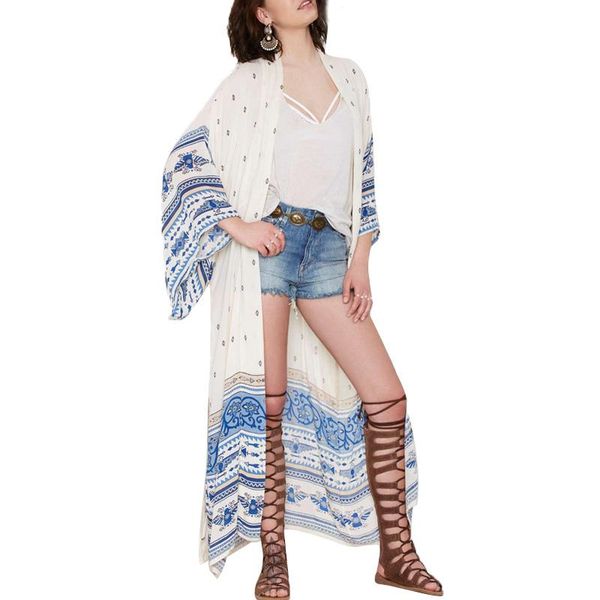 women's blouses & shirts philosophy women chiffon printed cardigan beach cover up swimwear blouse kimono wrap shirt, White
women's blouses & shirts philosophy women chiffon printed cardigan beach cover up swimwear blouse kimono wrap shirt, White