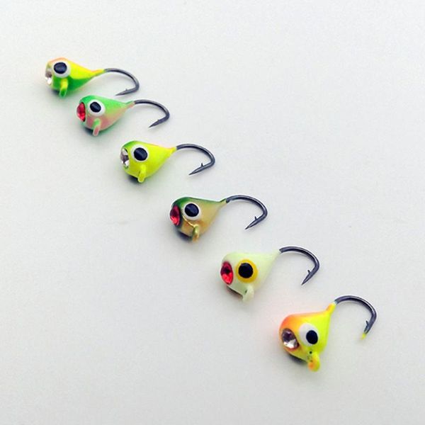 6pcs/lot winter ice fishing hook lure quality mini metal bait fish 1.8cm 1.1g lead head jigging tackle hooks
6pcs/lot winter ice fishing hook lure quality mini metal bait fish 1.8cm 1.1g lead head jigging tackle hooks