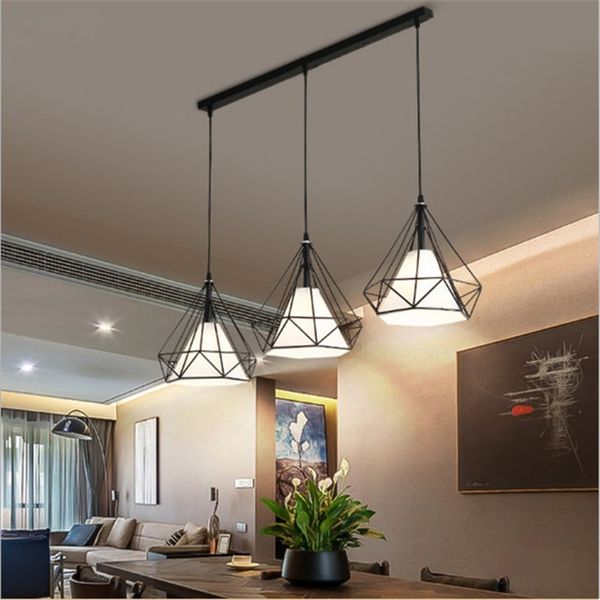 nordic wrought iron creative aisle living room pendant lamps dining chandelier simple modern diamond
nordic wrought iron creative aisle living room pendant lamps dining chandelier simple modern diamond