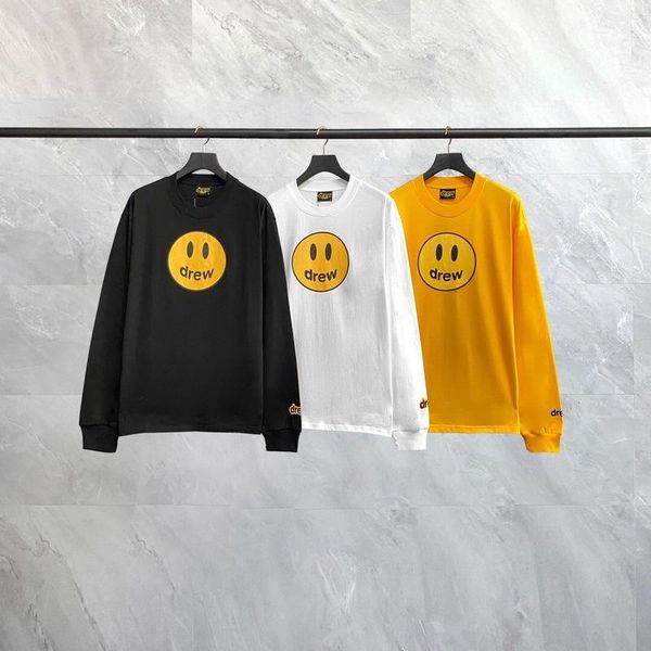 men's t-shirts drew house basic mascot tee men women couples face printed long sleeve o-nec t-shirt hiphop streetwear t shirt unisex, White;black
men's t-shirts drew house basic mascot tee men women couples face printed long sleeve o-nec t-shirt hiphop streetwear t shirt unisex, White;black