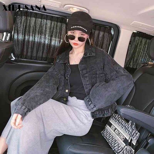 denim jackets women's blue coat autumn single breasted female loose retro long sleeve dady 210423, Black;brown
denim jackets women's blue coat autumn single breasted female loose retro long sleeve dady 210423, Black;brown
