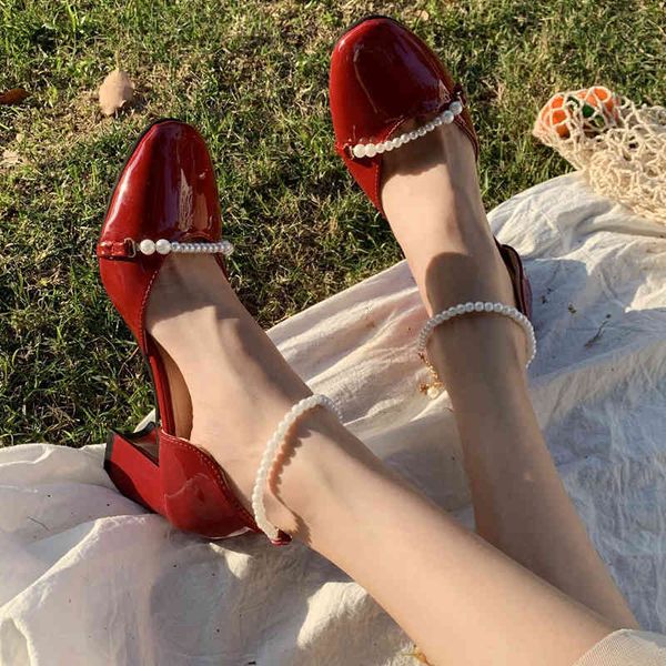 dress shoes rimocy women's high-heeled shoes with pearls, patent leather elegant square toe at ankle height, wedding for women o16x, Black
dress shoes rimocy women's high-heeled shoes with pearls, patent leather elegant square toe at ankle height, wedding for women o16x, Black