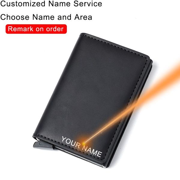 card holders 2021 anti rfid metal bank holder protection leather men minimalist wallets slim tactical business id cardholder case, Brown;gray
card holders 2021 anti rfid metal bank holder protection leather men minimalist wallets slim tactical business id cardholder case, Brown;gray