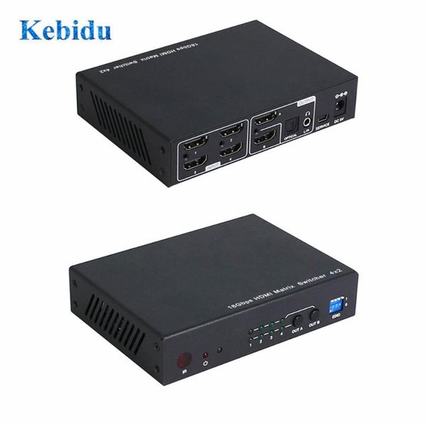 audio cables & connectors matrix 4 in 2 out switch 2.0 4k 60hz extractor for hdtv ps3 ps4 projector spdif 4x2 with eu/us
audio cables & connectors matrix 4 in 2 out switch 2.0 4k 60hz extractor for hdtv ps3 ps4 projector spdif 4x2 with eu/us