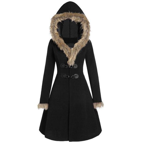 women's wool & blends 2021 lfn fall clothes for women coats and jackets winter korean, Black
women's wool & blends 2021 lfn fall clothes for women coats and jackets winter korean, Black