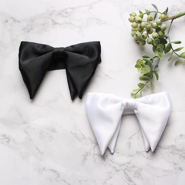 bow ties fashion solid color big bowties for mens banquet man business formal dress bowknots women neckwear wedding cravat, Black;gray
bow ties fashion solid color big bowties for mens banquet man business formal dress bowknots women neckwear wedding cravat, Black;gray