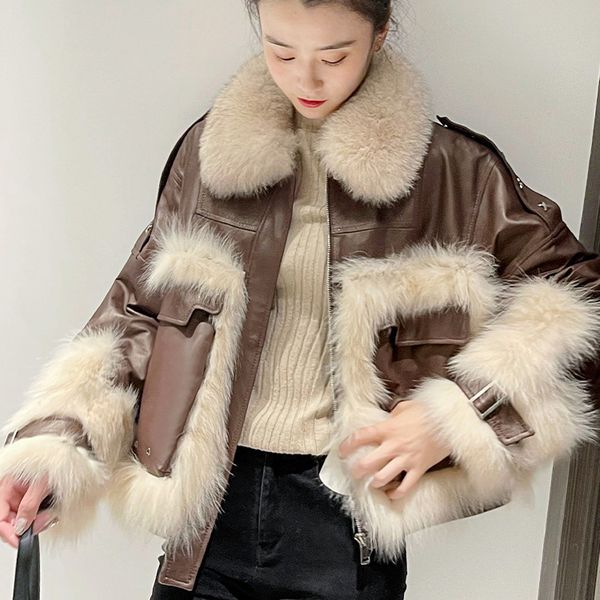 fur 2021 new women's net red autumn and winter imitation f-o-x coat fur fashion cardigan young short, Black
fur 2021 new women's net red autumn and winter imitation f-o-x coat fur fashion cardigan young short, Black