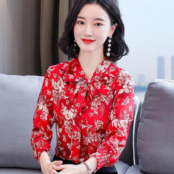 women's blouses & shirts printed lace shirt women loose versatile office 2021 red long sleeve t-shirt chiffon clothing crop korean ladi, White
women's blouses & shirts printed lace shirt women loose versatile office 2021 red long sleeve t-shirt chiffon clothing crop korean ladi, White