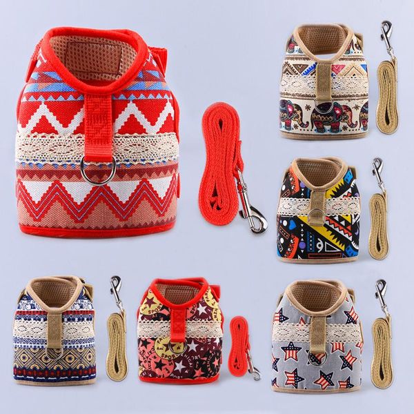 nylon mesh kitten puppy printed dogs harness and leash set vest leads pet clothes for small chihuahua 10e cat collars &
nylon mesh kitten puppy printed dogs harness and leash set vest leads pet clothes for small chihuahua 10e cat collars &