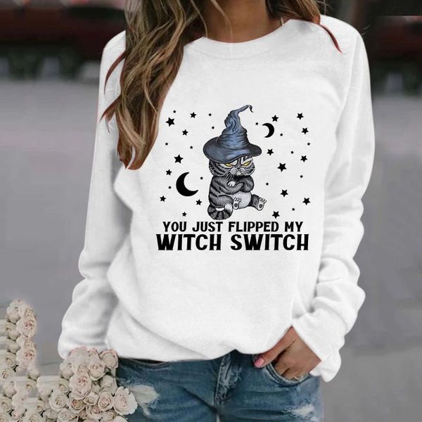 women's hoodies & sweatshirts 40# women halloween pullover cat printed o-neck long sleeve winter thick all-match cotton, Black
women's hoodies & sweatshirts 40# women halloween pullover cat printed o-neck long sleeve winter thick all-match cotton, Black