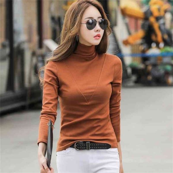 thick fleece t shirt women turtleneck long sleeve cotton multi colors autumn winter tshirt bottoming mujer t90392 210401, White
thick fleece t shirt women turtleneck long sleeve cotton multi colors autumn winter tshirt bottoming mujer t90392 210401, White