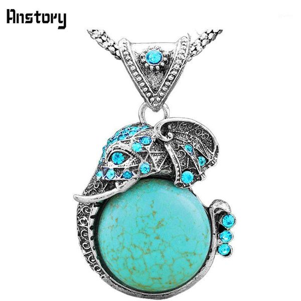 vintage look antique silver plated cute blue crystal turquoise elephant pendant necklace tn1921
vintage look antique silver plated cute blue crystal turquoise elephant pendant necklace tn1921
