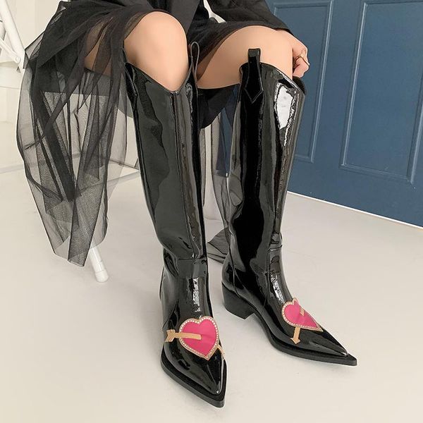 boots black cambat for women knee high genuine leather thick heels shoes woman party casual tight
boots black cambat for women knee high genuine leather thick heels shoes woman party casual tight
