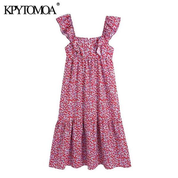 women chic fashion floral print ruffled midi dress sleeveless back zipper female dresses vestidos mujer 210420, Black;gray
women chic fashion floral print ruffled midi dress sleeveless back zipper female dresses vestidos mujer 210420, Black;gray