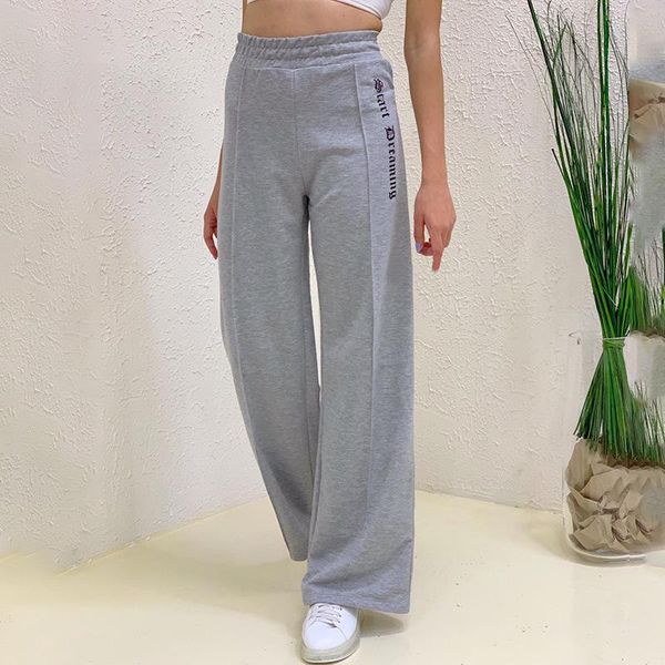 sweatpants women baggy gray black 2021 elastic high waist straight leg femme pantalon simple elegant sport casual long trousers women's, Black;white
sweatpants women baggy gray black 2021 elastic high waist straight leg femme pantalon simple elegant sport casual long trousers women's, Black;white