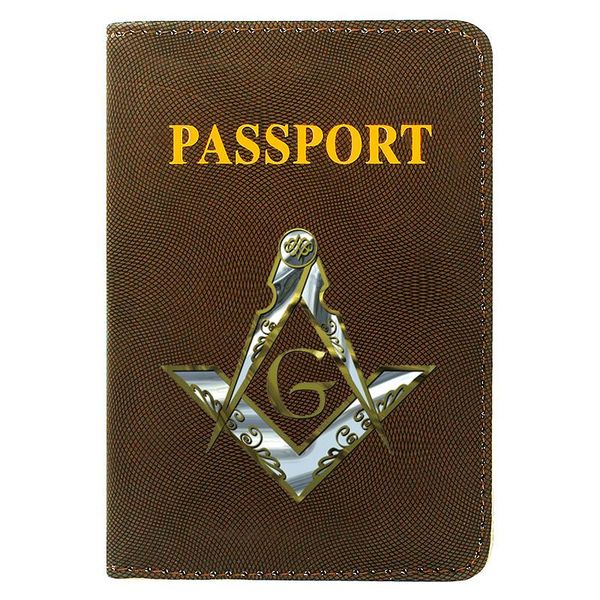 card holders asonry symbols passport cover vintage pu leather travel id holder pocket wallet bags, Brown;gray
card holders asonry symbols passport cover vintage pu leather travel id holder pocket wallet bags, Brown;gray