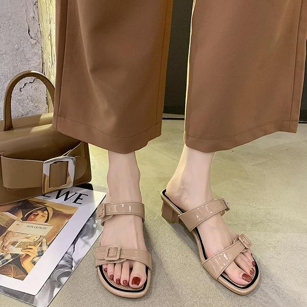 sandals female fairy wind 2021 summer wild with open toe square head thick heel word roman shoes z722 slippers, Black
sandals female fairy wind 2021 summer wild with open toe square head thick heel word roman shoes z722 slippers, Black